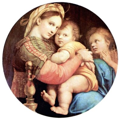 Rafael Santi - Madonna na krześle