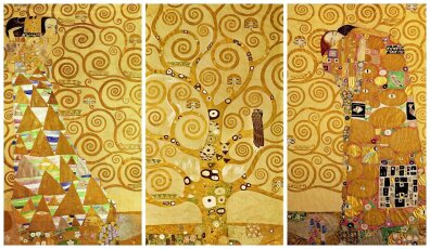 Gustav Klimt - Tree of Life II (Drzewo życia II) - TRYPTYK