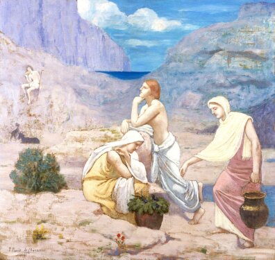 Pierre Puvis de Chavannes - Pieśń Pasterza 