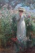 Robert Payton Reid - Portrait of a Lady with Sweet Peas