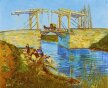 Vincent van Gogh - Most Langlois w Arles z piorącymi kobietami