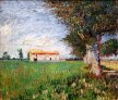 Vincent van Gogh - Farma w polu pszenicy