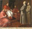 Bartolomé Esteban Murillo - Święty Idzi przed papieżem Grzegorzem IX