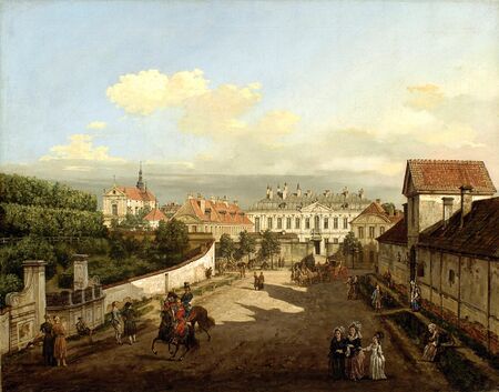 Canaletto - Pałac Błękitny (Zamoyskich) (1)