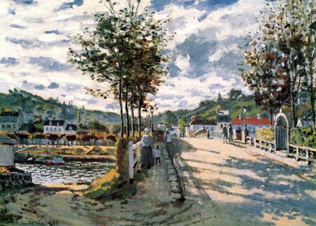 Claude Monet - Sekwana w pobliżu Bougival (1)