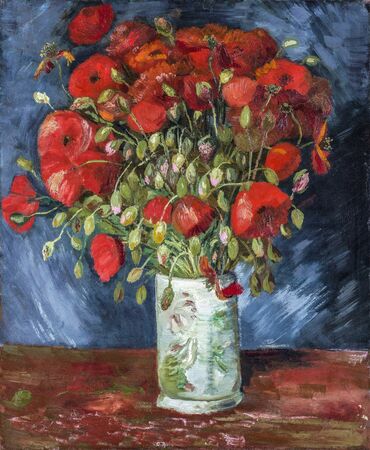 Vincent van Gogh - Wazon z czerwonymi makami (1)