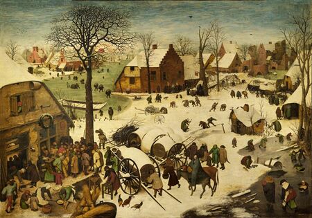 P. Bruegel - Spis ludności w Betlejem (1566) (1)