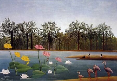 Henri Rousseau - Flamingi (1)