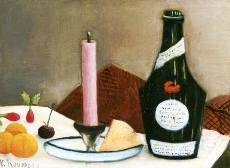 Henri Rousseau - Różowa świeca (1)