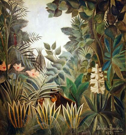 Henri Rousseau - Dżungla Równikowa (1)