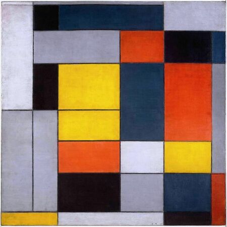 Piet Mondrian - Kompozycja Nr II (1)