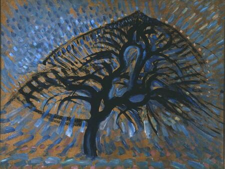 Piet Mondrian - Jabłoń pointylistyczna (1)