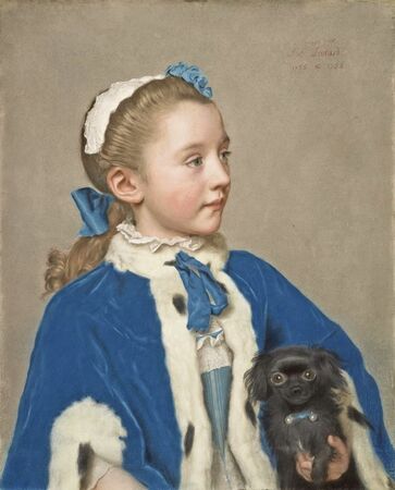 Jean-Étienne Liotard - Portret Marii Frederike van Reede-Athlone (1)