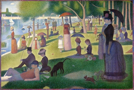 Georges Seurat - Niedzielne popołudnie na wyspie Grande Jatte (1)