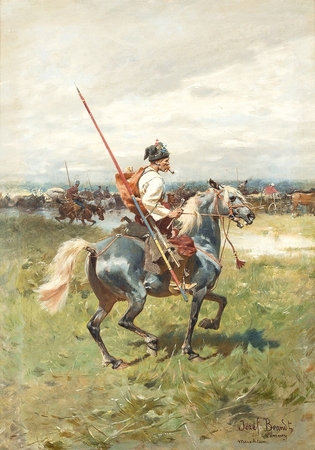 Józef Brandt - Kozak na koniu (1)