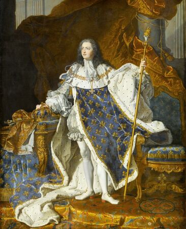 Hyacinthe Rigaud - Ludwik XV (1)