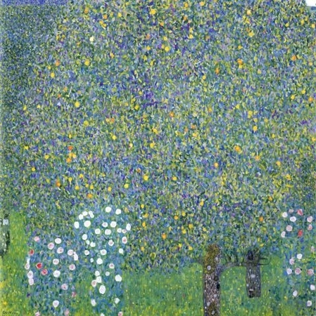 Gustav Klimt - Rosen unter Bäumen (Róże pod drzewami) (1)