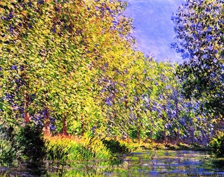 Claude Monet - Bend in the River Epte (1)