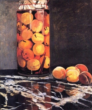Claude Monet - Pot of Peaches (1)
