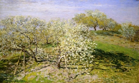 Claude Monet - Spring (Fruit Trees in Bloom) (1)