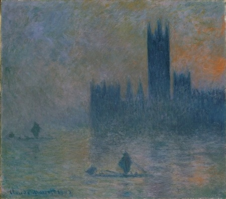 Claude Monet - The Houses of Parliament (Effect of Fog) (1)