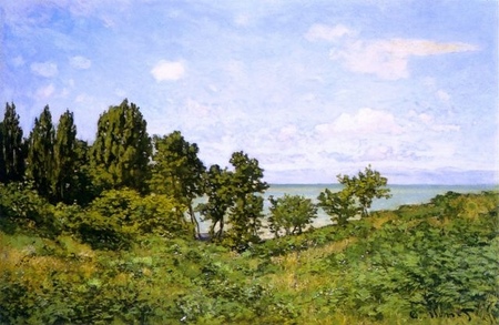 Claude Monet - By the Sea (Nad morzem) (1)