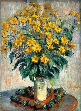 Claude Monet - Jerusalem Artichoke Flowers  (1)