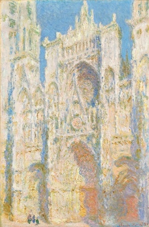 Claude Monet - Rouen Cathedral, West Façade, Sunlight  (1)