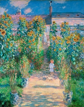 Claude Monet - The Artist's Garden at Vétheuil (1)