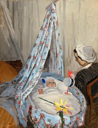 Claude Monet - The Cradle - Camille with the Artist's Son Jean (1)