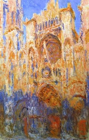 Claude Monet - Rouen Cathedral, Facade (Sunset) (1)