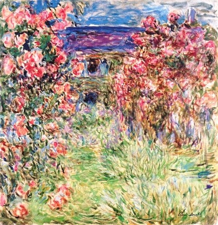 Claude Monet - Das Haus in den Rosen (1)