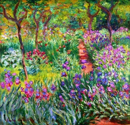 Claude Monet - the iris garden at giverny (1)