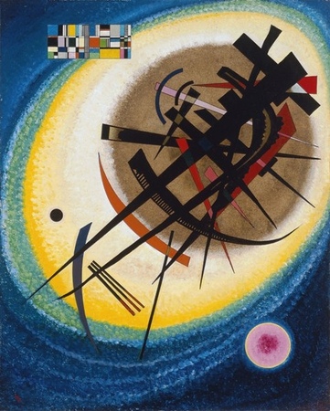 Wassily Kandinsky - on the Bright Oval (1)