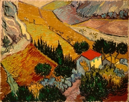 Vincent van Gogh - Dolina z oraczem widzianym z góry (1)