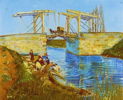 Vincent van Gogh - Most Langlois w Arles z piorącymi kobietami (1)
