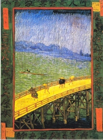 Vincent van Gogh - Most w deszczu (według Hiroshige)  (1)