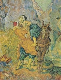Vincent van Gogh - Dobry Samarytanin (wg Delacroix)  (1)