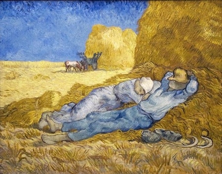 Vincent van Gogh - Południe - Odpoczynek od pracy (wg Milleta) (1)