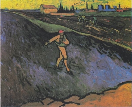 Vincent van Gogh - Siewca z obrzeżami Arles w tle (1)