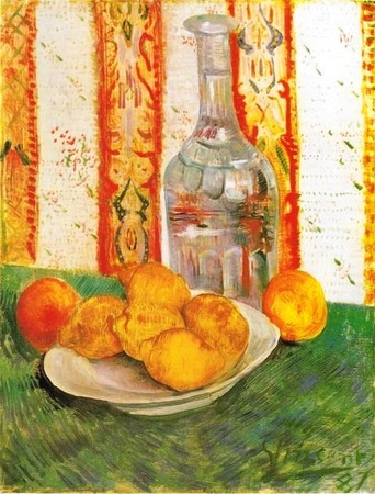 Vincent van Gogh - Butelka i cytryny na talerzu (1)