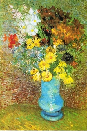 Vincent van Gogh - Wazon z anemonami i margerytkami (1)