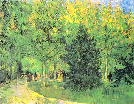 Vincent van Gogh - Chodnik w parku w Arles (1)
