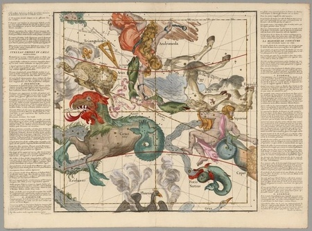 1693r. -  Aquarius, Andromeda. Pardies, Ignace Gaston (1)