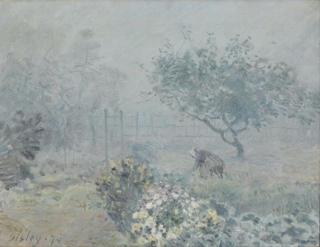 Alfred Sisley - Fog, Voisins (Mgła) (1)