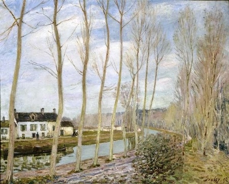 Alfred Sisley - The Loing's Canal (1)