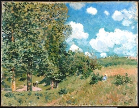 Alfred Sisley - The Road from Versailles to Saint-Germain (Droga z Wersalu do Saint-Germain) (1)