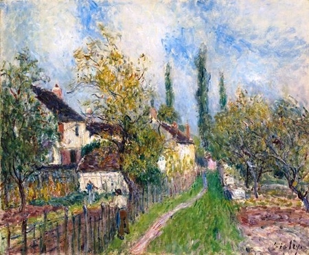 Alfred Sisley - A path at Les Sablons (Ścieżka w Les Sablons) (1)