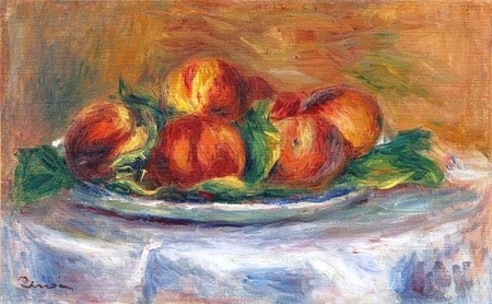 Auguste Renoir - Brzoskwinie na talerzu (Peaches on a Plate) (1)