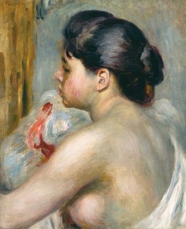 Auguste Renoir -  Ciemnowłosa kobieta (Dark-Haired Woman) (1)